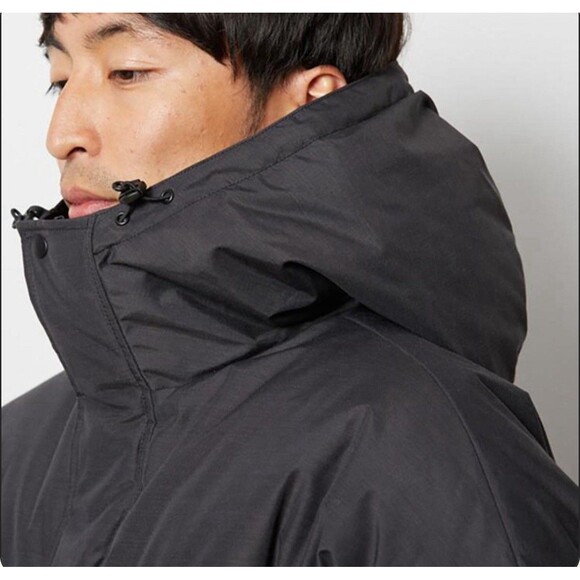 Snow Peak TAKIBI Spec Pullover Down Parka Jacket Black US Large Snow Ski Resort - Picture 15 of 16